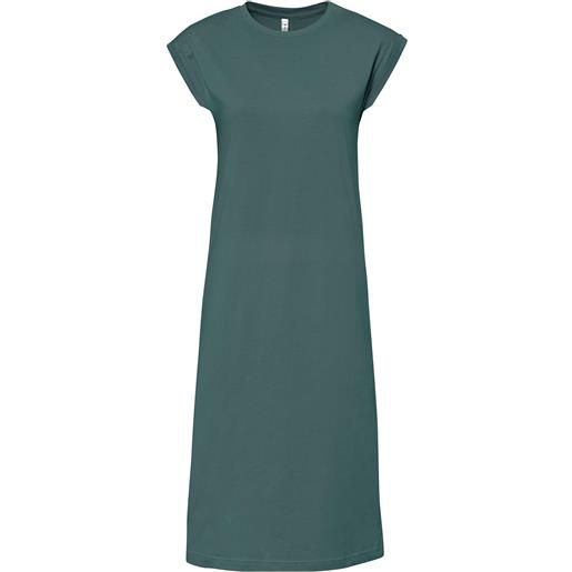 bonprix abito in maglina in cotone biologico-verde