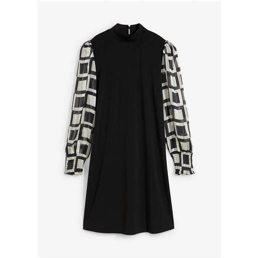 bonprix abito in maglina-nero