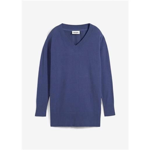 bonprix maglione lungo-blu