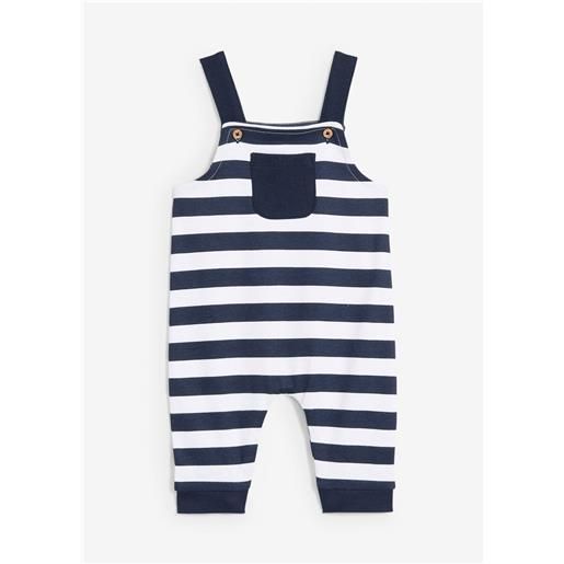 bonprix salopette in jersey di puro cotone biologico-blu