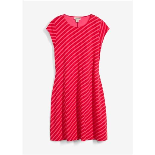 bonprix abito di jersey dalla linea sfiancata-fucsia