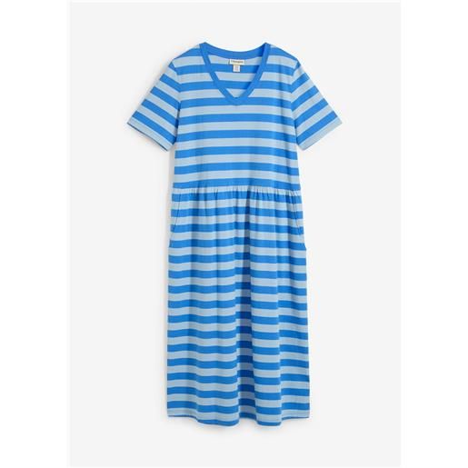 bonprix abito in jersey di cotone biologico-blu