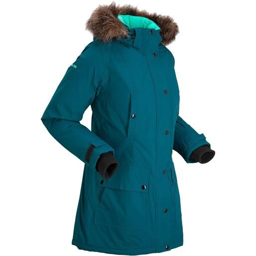bonprix giubbotto tecnico outdoor impermeabile con cappuccio-petrolio