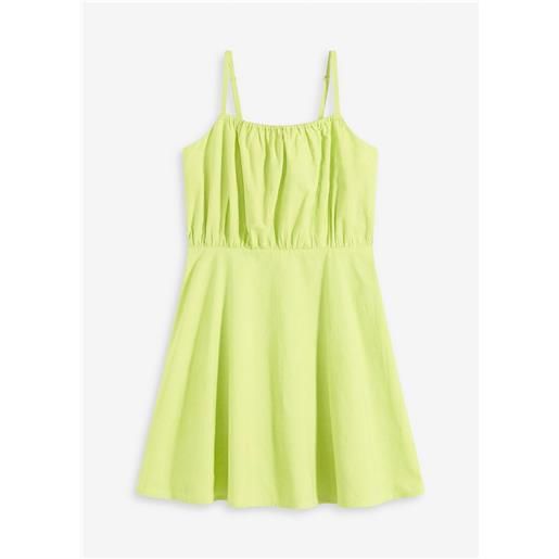 bonprix miniabito in puro cotone biologico-giallo
