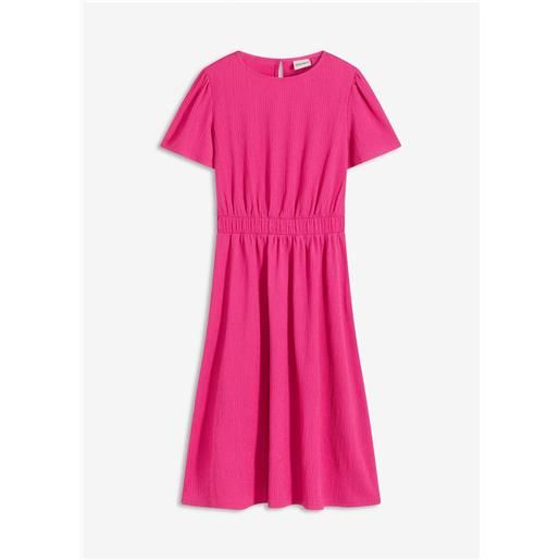 bonprix abito svasato di jersey-fucsia
