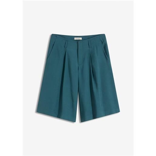 bonprix bermuda larghi con pinces-petrolio