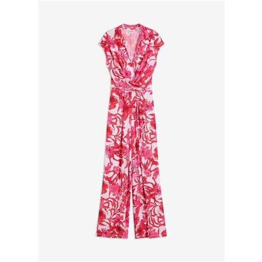 bonprix tuta smanicata in jersey-fucsia