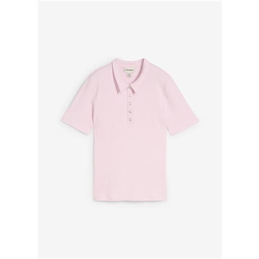 bonprix polo in misto viscosa-viola
