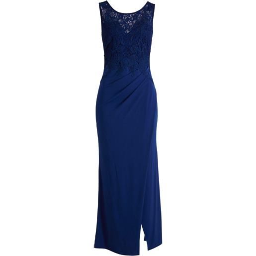 bonprix abito lungo con pizzo-blu