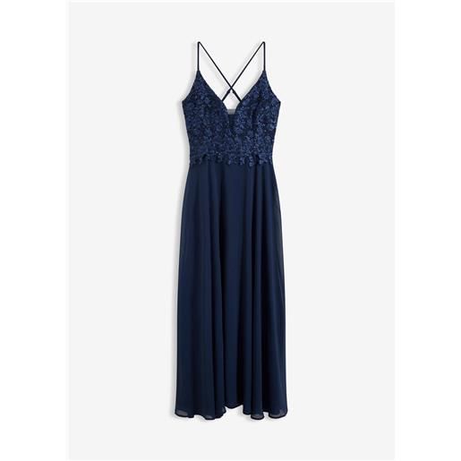 bonprix abito con spalline-blu