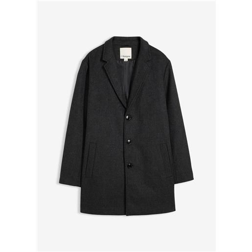 bonprix cappotto corto in misto lana-grigio