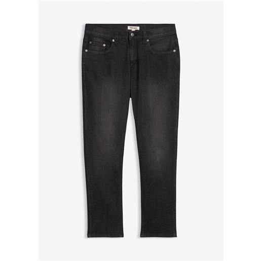 bonprix jeans leggeri slim fit, straight-nero