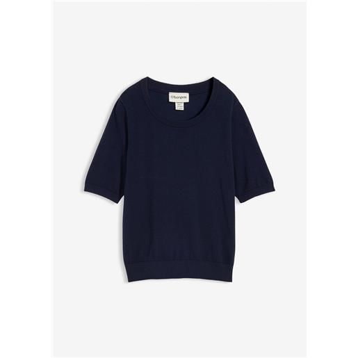 bonprix maglioncino in filato fine-blu
