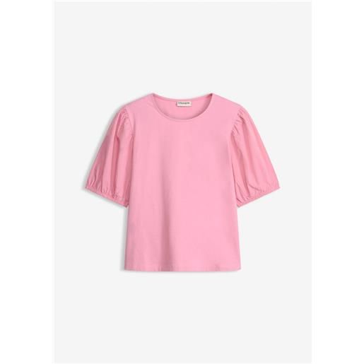 bonprix maglia con maniche a palloncino-rosa