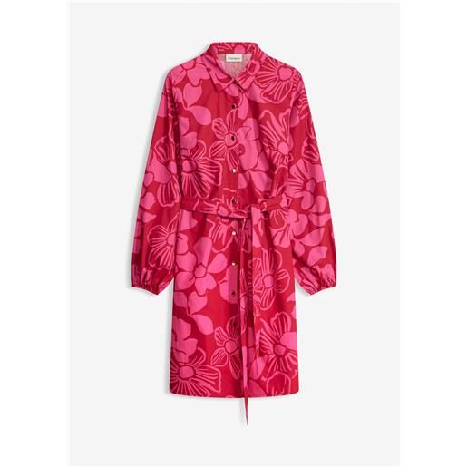 bonprix abito in puro cotone-fucsia