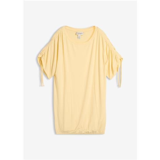bonprix maglia in viscosa fluida-giallo