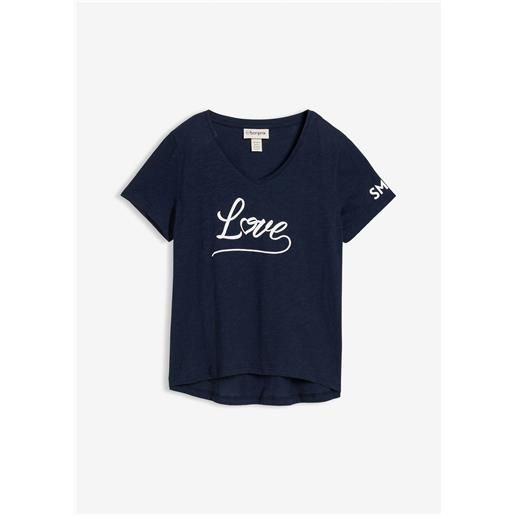 bonprix maglia con stampa-blu