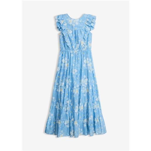 bonprix abito lungo in puro cotone-blu