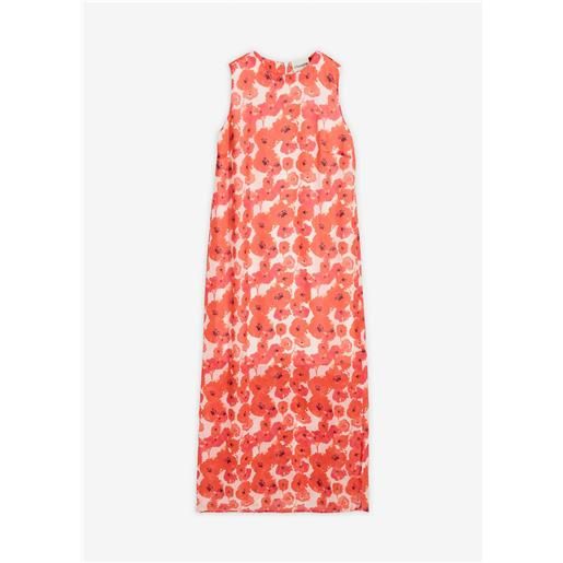 bonprix abito lungo in chiffon-bianco