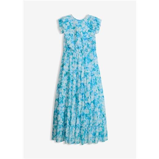 bonprix abito lungo in puro cotone-blu