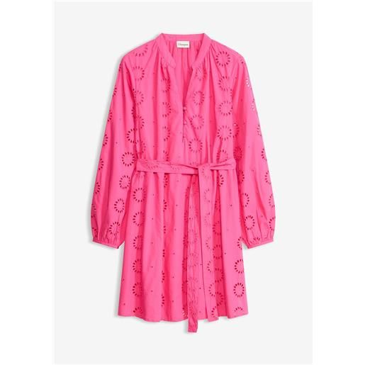 bonprix abito in puro cotone biologico-fucsia
