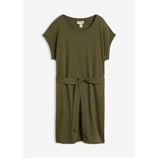 bonprix abito in jersey di puro cotone-verde