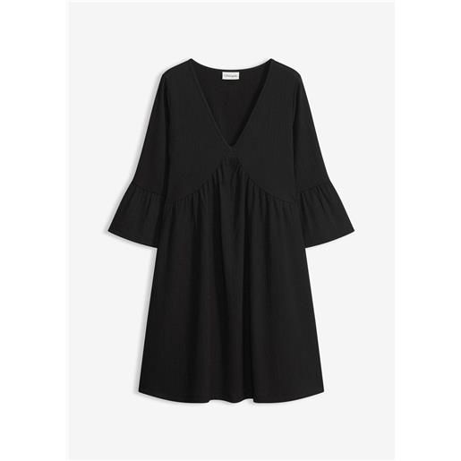 bonprix abito tunica in jersey-nero