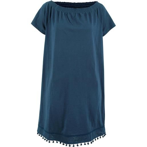 bonprix abito in jersey di puro cotone con scollo a barca-blu