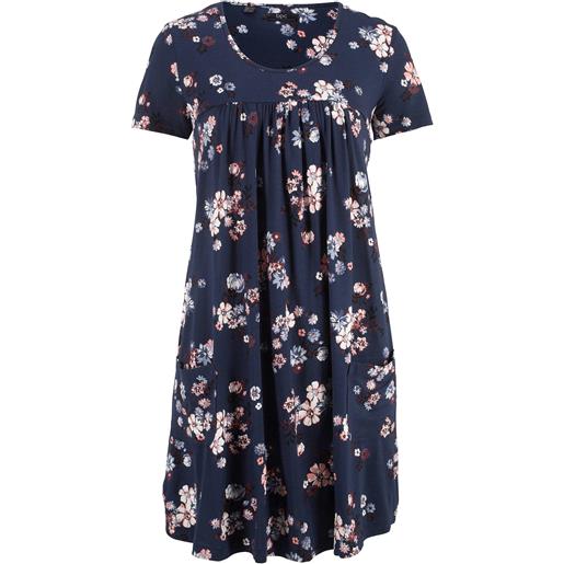 bonprix abito corto in morbido jersey misto viscosa-blu