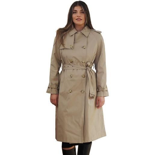 Impermeabile donna lungo beige bei