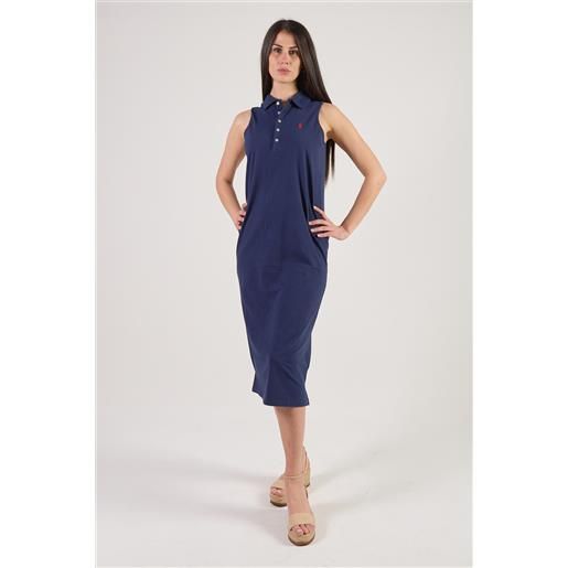 Abito donna blu cotone stretch nnv