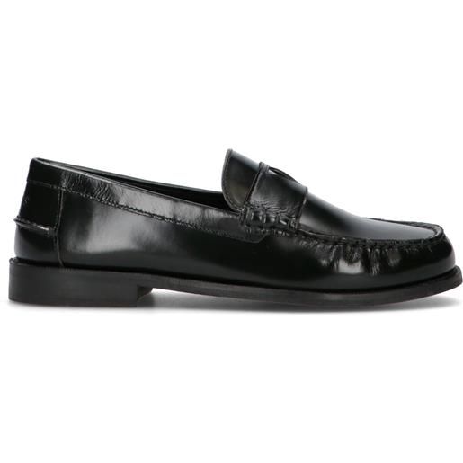 GUESS mocassino uomo nero in pelle