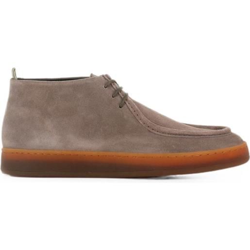 Officine Creative polacchini ambrie 004 in pelle scamosciata - toni neutri