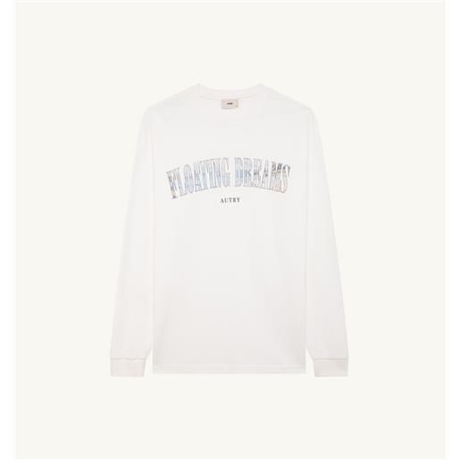 Autry unisex t-shirt a manica lunga landscape bianco l