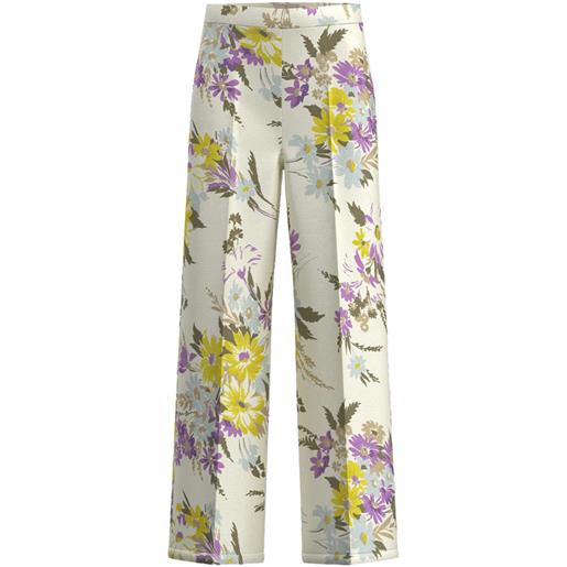 EMME MARELLA pantaloni in twill stampato donna