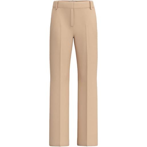 EMME MARELLA pantaloni flaire in gabardina cotone donna