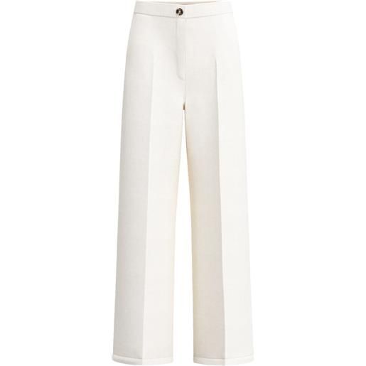 EMME MARELLA pantaloni in viscosa e lino donna