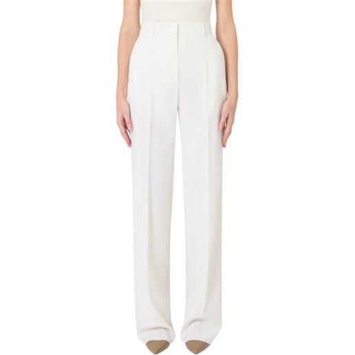 MAX MARA STUDIO pantalone mstquasar - 2616131041 - bianco