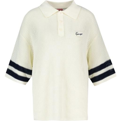 Kenzo polo a righe - toni neutri
