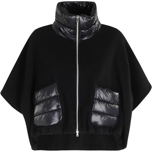 Herno cappotto a collo alto - nero