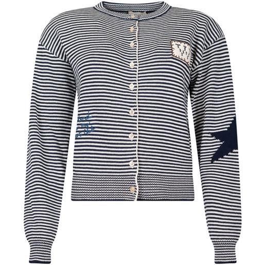 Weekend Max Mara cardigan a righe - blu