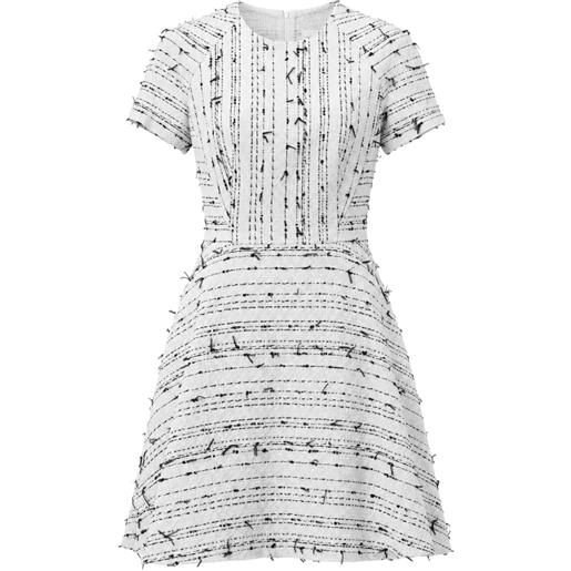 BOSS abito corto in tweed - bianco