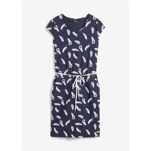bonprix abito in maglina-blu