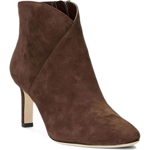 Lauren Ralph Lauren stivali in pelle scamosciata - marrone