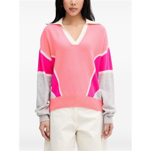 FROM FUTURE maglione con design color-block - rosa