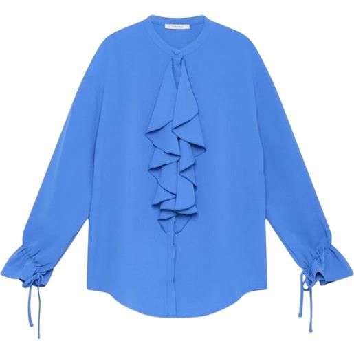 Malìparmi camicie donna Malìparmi - camicia sable crepe - blu