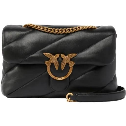 Pinko borse a spalla donna Pinko - love puff classic cl sheep - nero