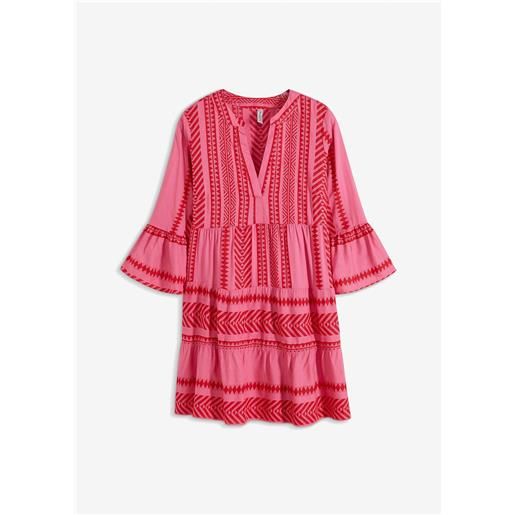 bonprix miniabito stile tunica in viscosa fluente-