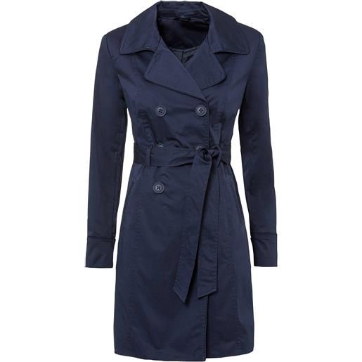 bonprix trench in cotone-blu