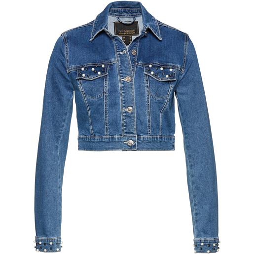 bonprix bolero di jeans con perle-blu